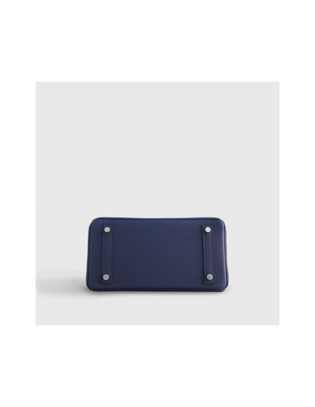 Hermes Birkin 25 Togo Blue Navy Palladium Hardware,Hermes,BAGS