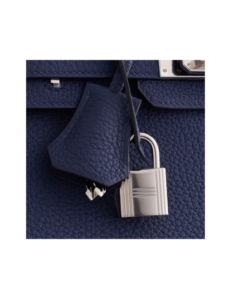 Hermes Birkin 25 Togo Blue Navy Palladium Hardware,Hermes,BAGS
