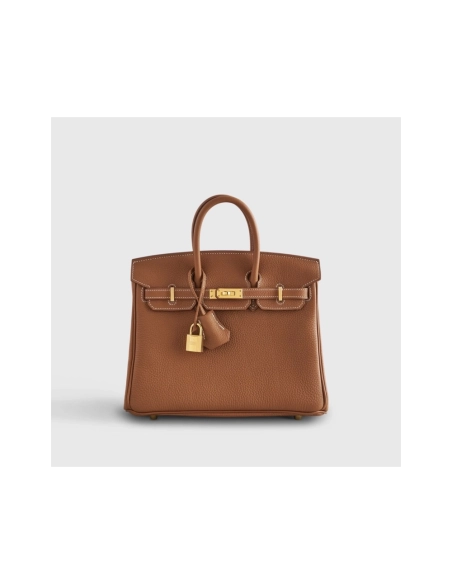 Hermes Birkin 25 Togo Gold Retourne Gold Hardware,Hermes,BAGS