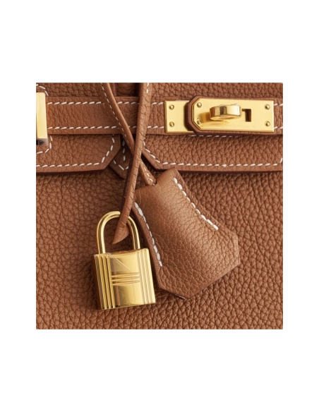 Hermes Birkin 25 Togo Gold Retourne Gold Hardware,Hermes,BAGS