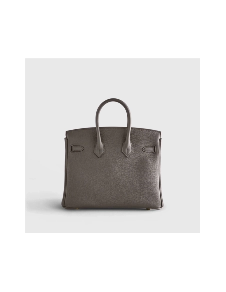 Hermes Birkin 25 Togo Gris Etain Gold Hardware,Hermes,BAGS