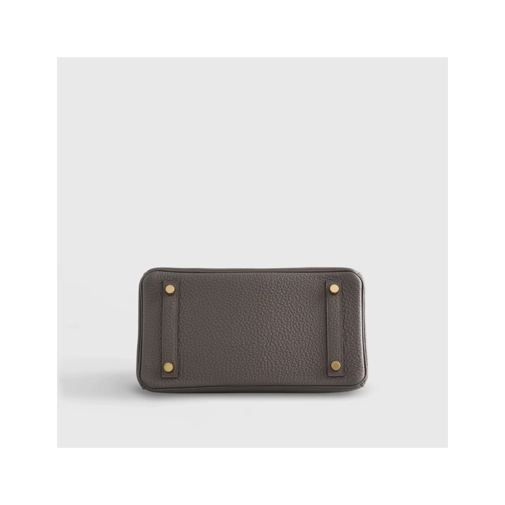 Hermes Birkin 25 Togo Gris Etain Gold Hardware,Hermes,BAGS