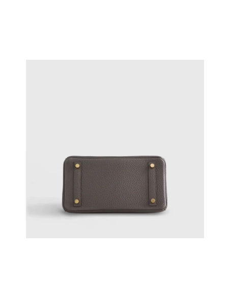 Hermes Birkin 25 Togo Gris Etain Gold Hardware,Hermes,BAGS