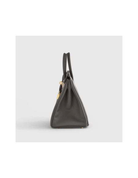 Hermes Birkin 25 Togo Gris Etain Gold Hardware,Hermes,BAGS