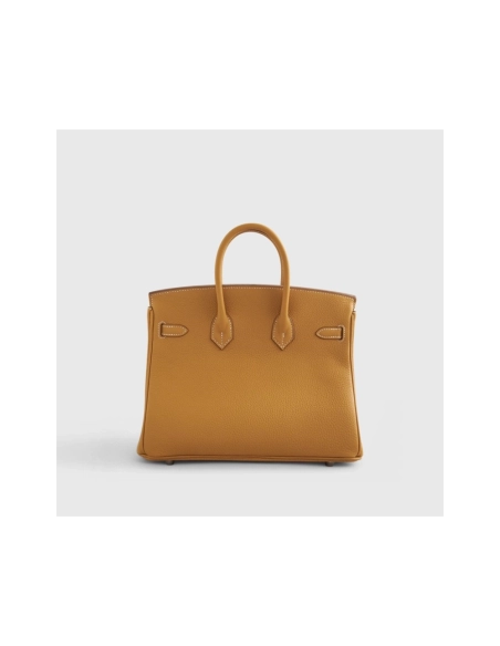 Hermes Birkin 25 Togo Natural Sable Palladium Hardware,Hermes,BAGS