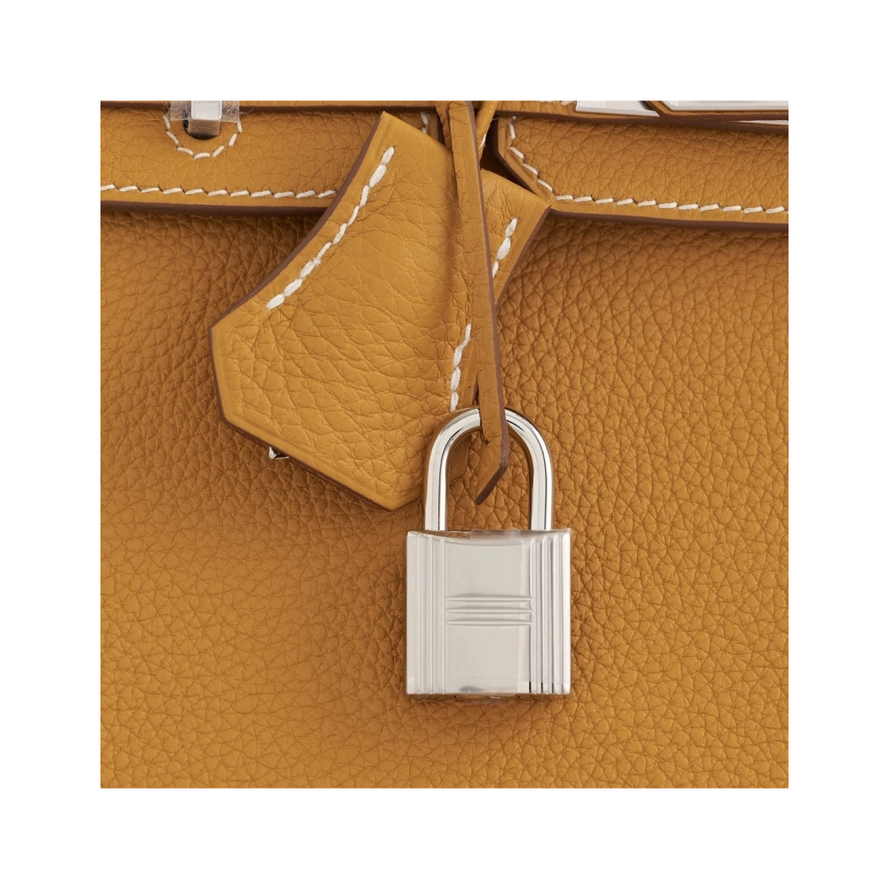 Hermes Birkin 25 Togo Natural Sable Palladium Hardware,Hermes,BAGS