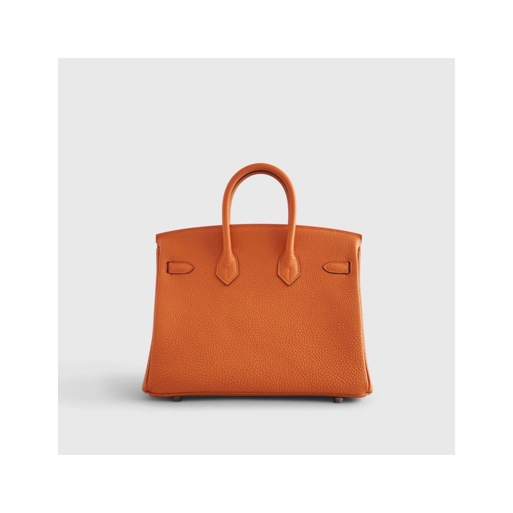 Hermes Birkin 25 Togo Orange Palladium Hardware,Hermes,BAGS