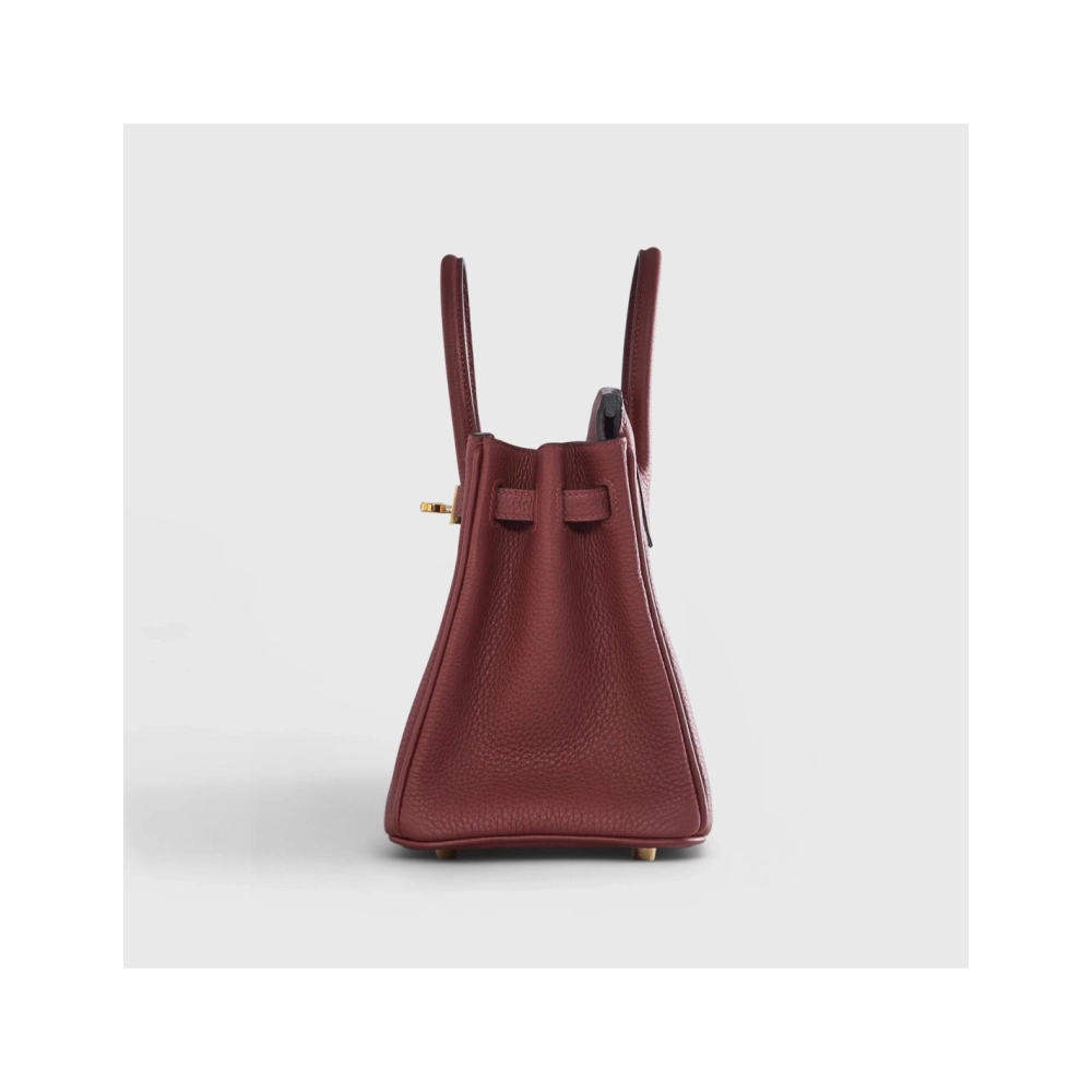 Hermes Birkin 25 Togo Rouge Sellier Retourne Gold Hardware,Hermes,BAGS