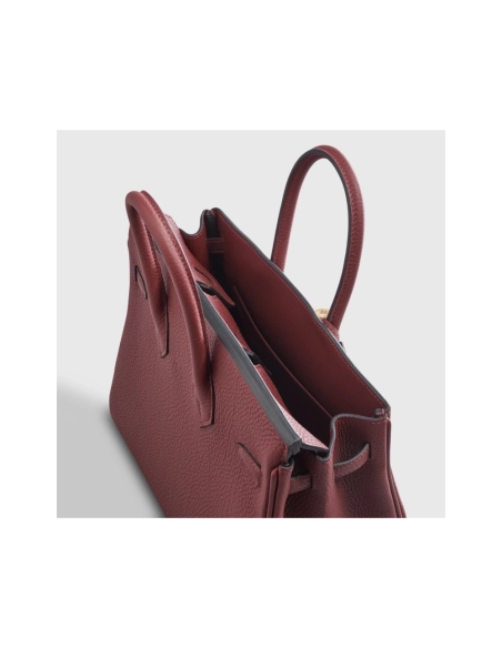 Hermes Birkin 25 Togo Rouge Sellier Retourne Gold Hardware,Hermes,BAGS