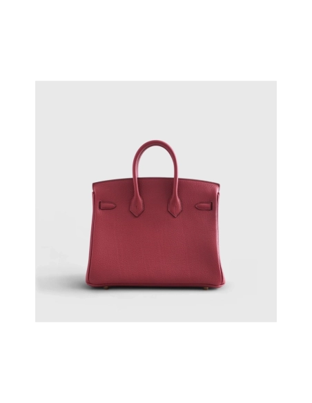 Hermes Birkin 25 Togo Rubis Gold Hardware,Hermes,BAGS