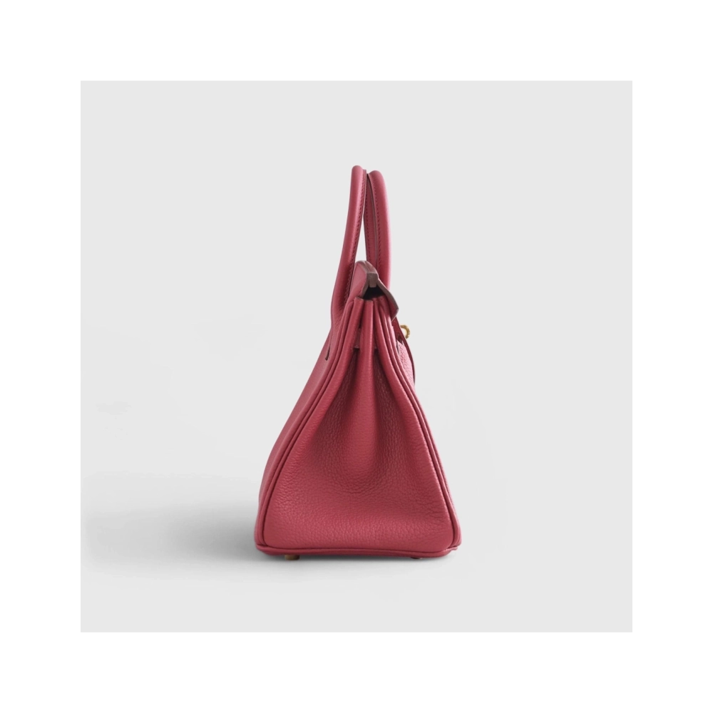 Hermes Birkin 25 Togo Rubis Gold Hardware,Hermes,BAGS