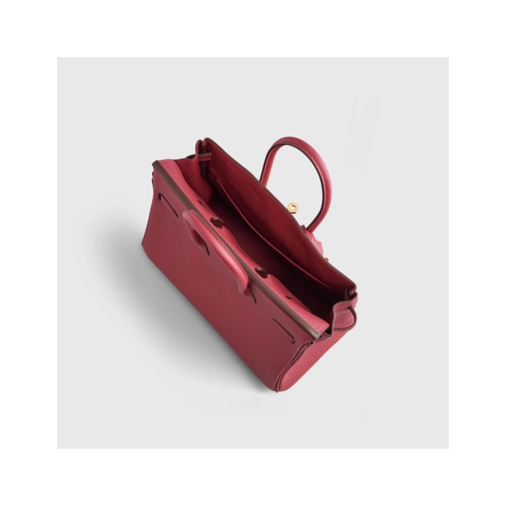 Hermes Birkin 25 Togo Rubis Gold Hardware,Hermes,BAGS