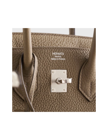 Hermes Birkin 25 Togo Toundra Palladium Hardware,Hermes,BAGS