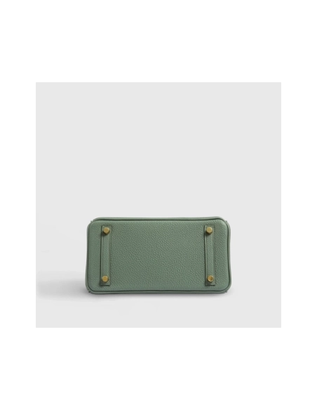 Hermes Birkin 25 Togo Vert Amande Gold Hardware Retourne,Hermes,BAGS