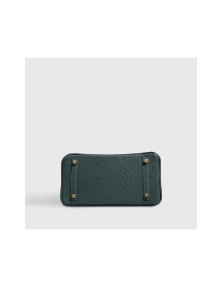 Hermes Birkin 25 Togo Vert Fonce Gold Hardware,Hermes,BAGS