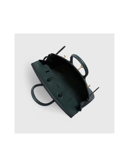 Hermes Birkin 25 Togo Vert Fonce Gold Hardware,Hermes,BAGS