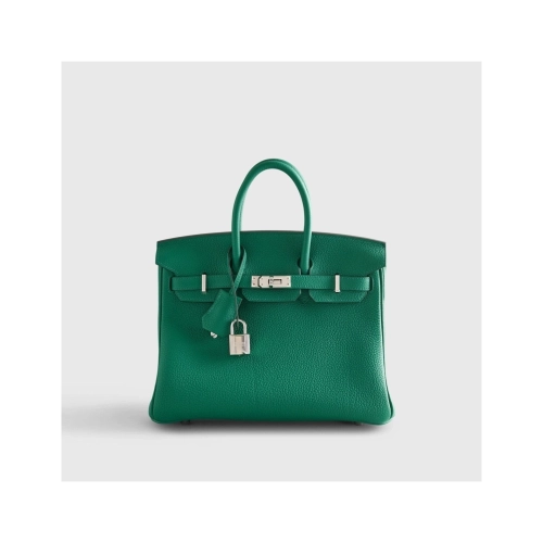 Hermes Birkin 25 Togo Vert Vertigo Palladium Hardware,Hermes,BAGS