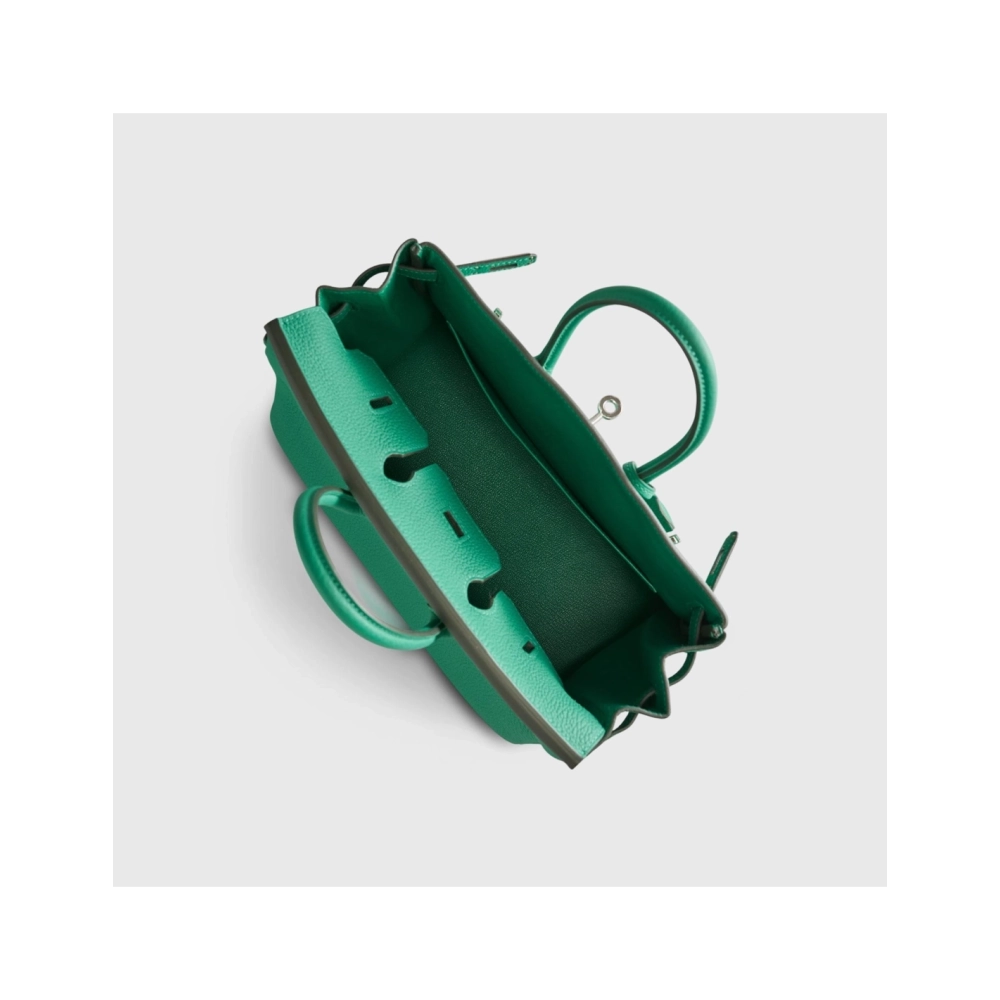 Hermes Birkin 25 Togo Vert Vertigo Palladium Hardware,Hermes,BAGS