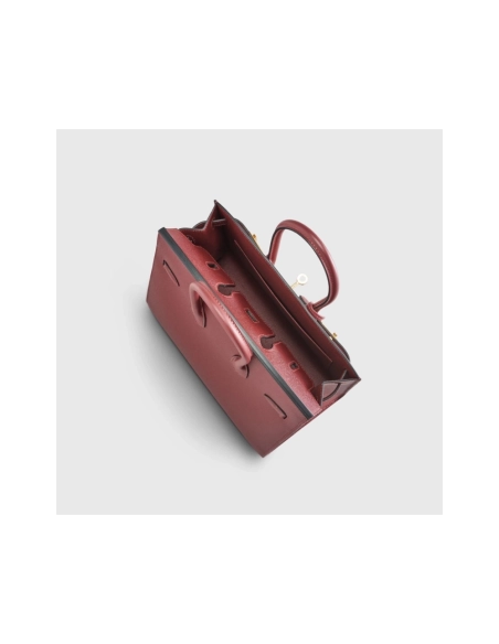 Hermes Birkin 25 Veau Madame Rouge H Gold Hardware,Hermes,BAGS