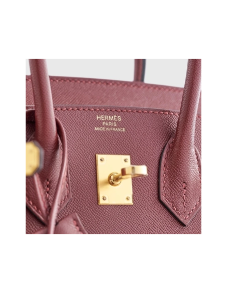 Hermes Birkin 25 Veau Madame Rouge H Gold Hardware,Hermes,BAGS