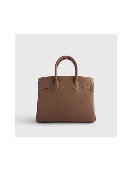 Hermes Birkin 30 Togo Etoupe Retourne Gold Hardware,Hermes,BAGS