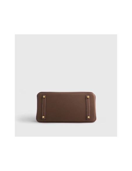 Hermes Birkin 30 Togo Etoupe Retourne Gold Hardware,Hermes,BAGS