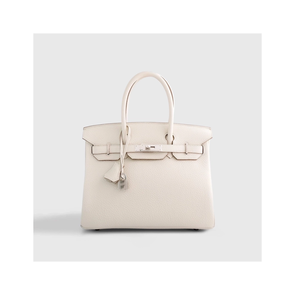 Hermes Birkin 30 Togo Mushroom Palladium Hardware,Hermes,BAGS