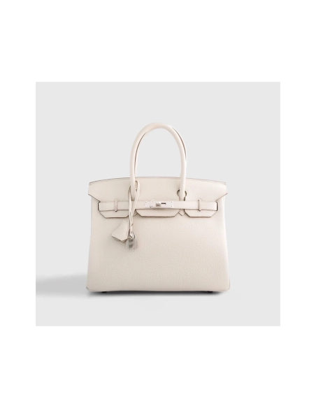 Hermes Birkin 30 Togo Mushroom Palladium Hardware,Hermes,BAGS
