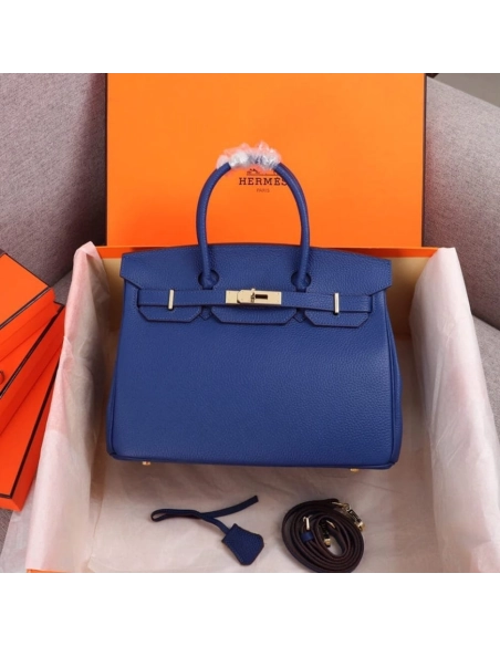 HERMES BIRKIN BAG 25(BLUE),Hermes,BAGS