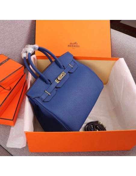HERMES BIRKIN BAG 25(BLUE),Hermes,BAGS