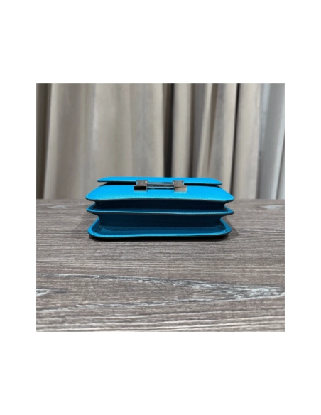 Hermes Bleu Izmir Constance 18 Epsom Palladium Hardware,Hermes,BAGS