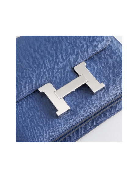 Hermes Constance 18 Epsom Blue Navy Palladium Hardware,Hermes,BAGS