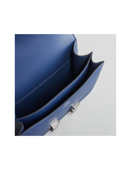 Hermes Constance 18 Epsom Blue Navy Palladium Hardware,Hermes,BAGS