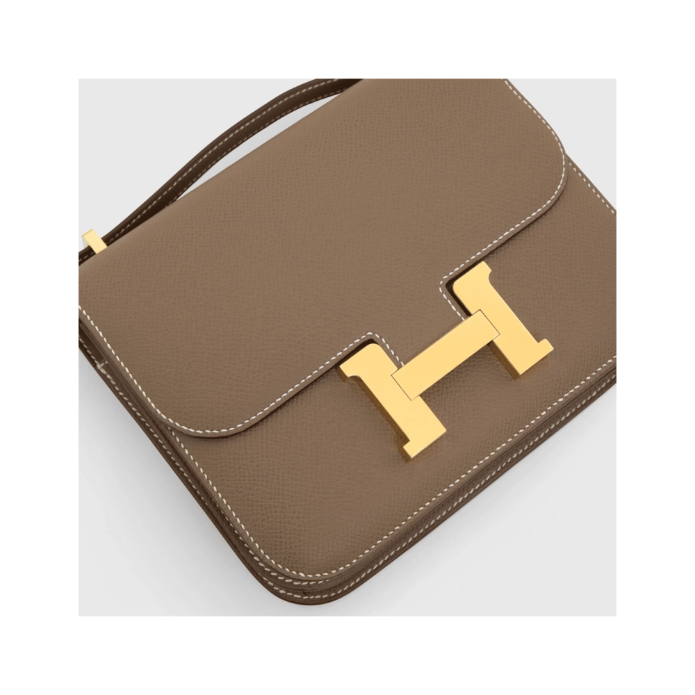 Hermes Constance 18 Epsom Etoupe Gold Hardware,Hermes,BAGS