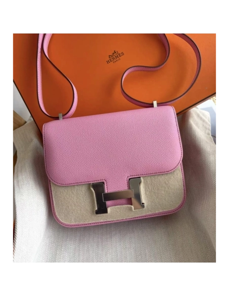 Hermes Constance 18 Epsom Pink Palladium Hardware,Hermes,BAGS