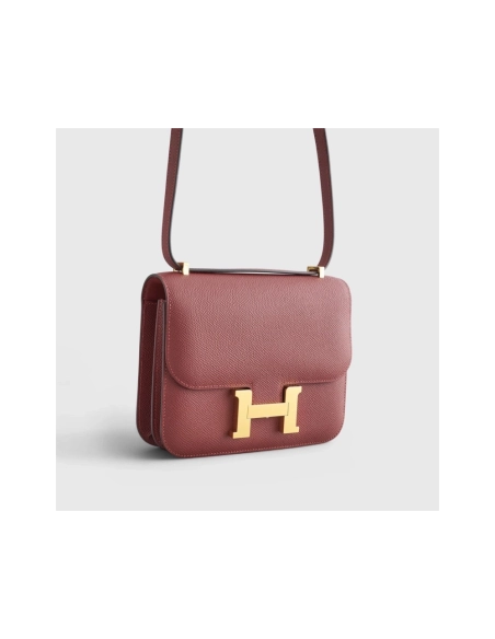 Hermes Constance 18 Epsom Rouge H Gold Hardware,Hermes,BAGS