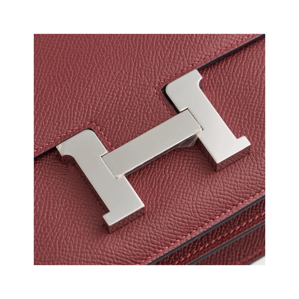 Hermes Constance 18 Epsom Rouge H Palladium Hardware,Hermes,BAGS