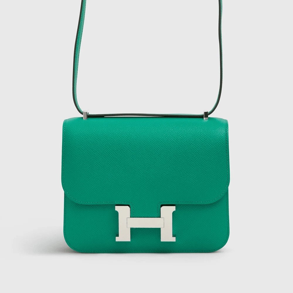 Hermes Constance 18 Epsom Vert Jade Palladium Hardware,Hermes,BAGS