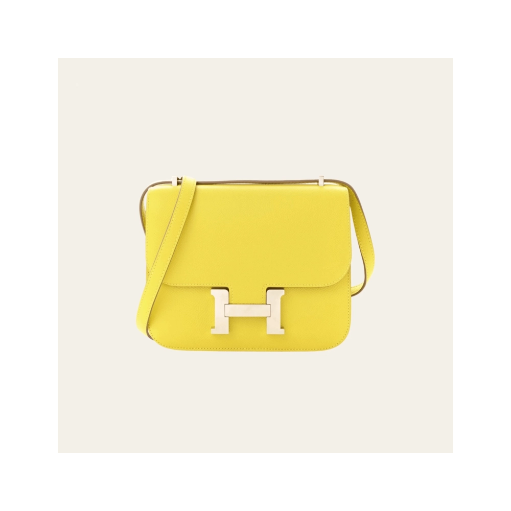 Hermes Cumin Constance 18 Mini Mirror Epsom Palladium Hardware,Hermes,BAGS