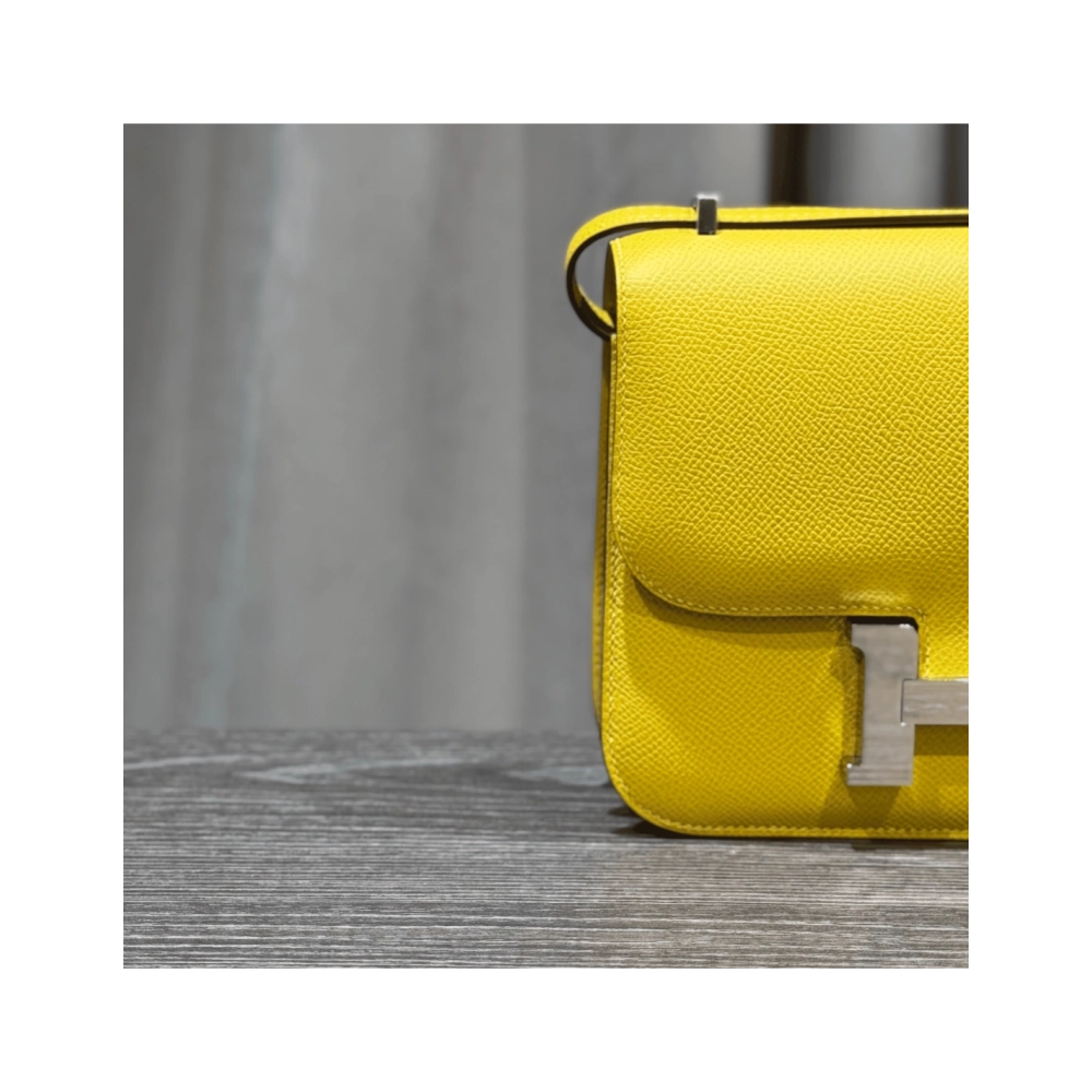 Hermes Cumin Constance 18 Mini Mirror Epsom Palladium Hardware,Hermes,BAGS