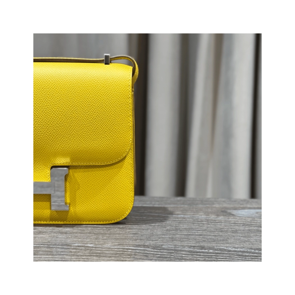 Hermes Cumin Constance 18 Mini Mirror Epsom Palladium Hardware,Hermes,BAGS