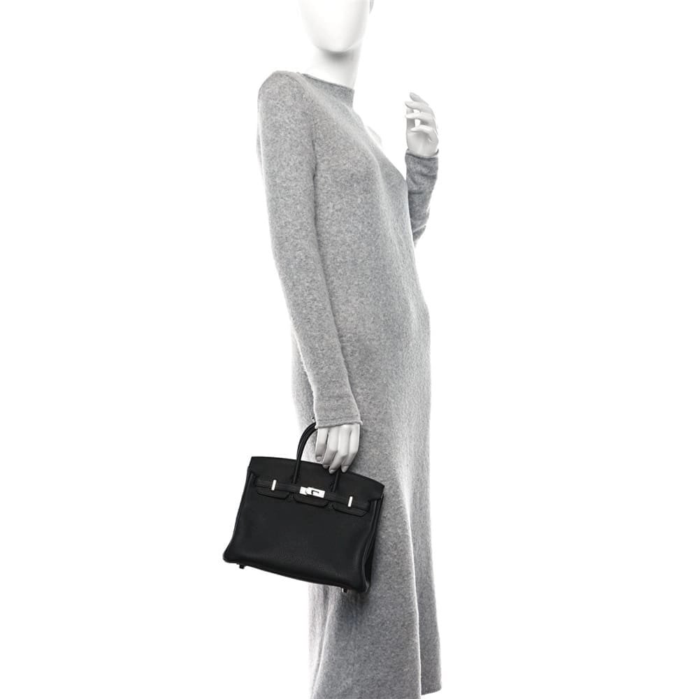 Hermes Epsom Birkin Sellier 25 Black,Hermes,BAGS