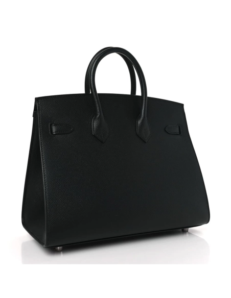 Hermes Epsom Birkin Sellier 25 Black,Hermes,BAGS