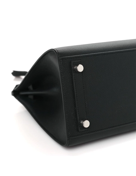 Hermes Epsom Birkin Sellier 25 Black,Hermes,BAGS