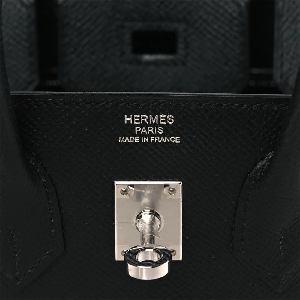 Hermes Epsom Birkin Sellier 25 Black,Hermes,BAGS