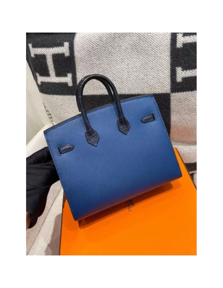 Hermes Faubourg Birkin 20 Bleu Marine,Hermes,BAGS