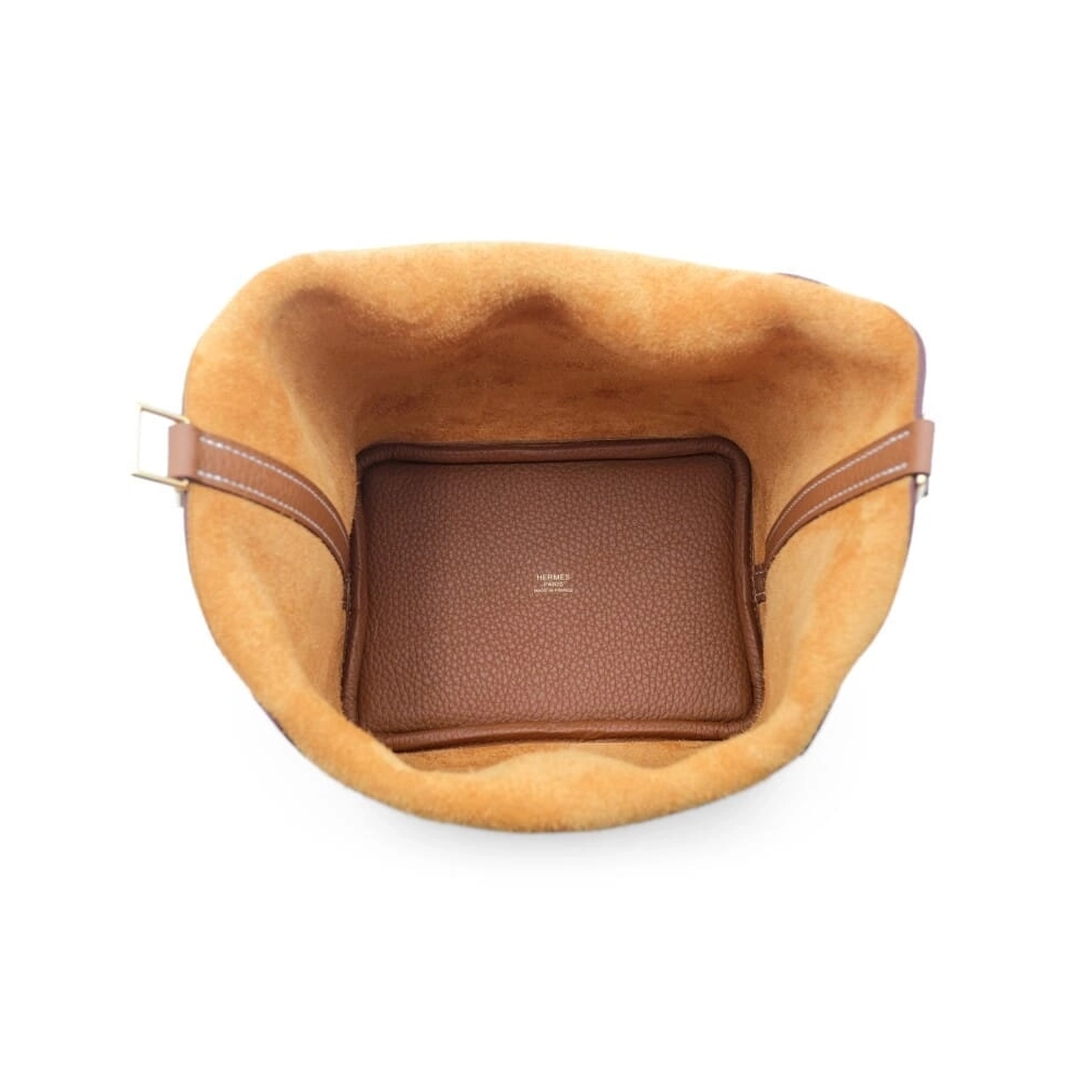 Hermes Gold Clemence Picotin Lock 18 Gold Hardware,Hermes,BAGS