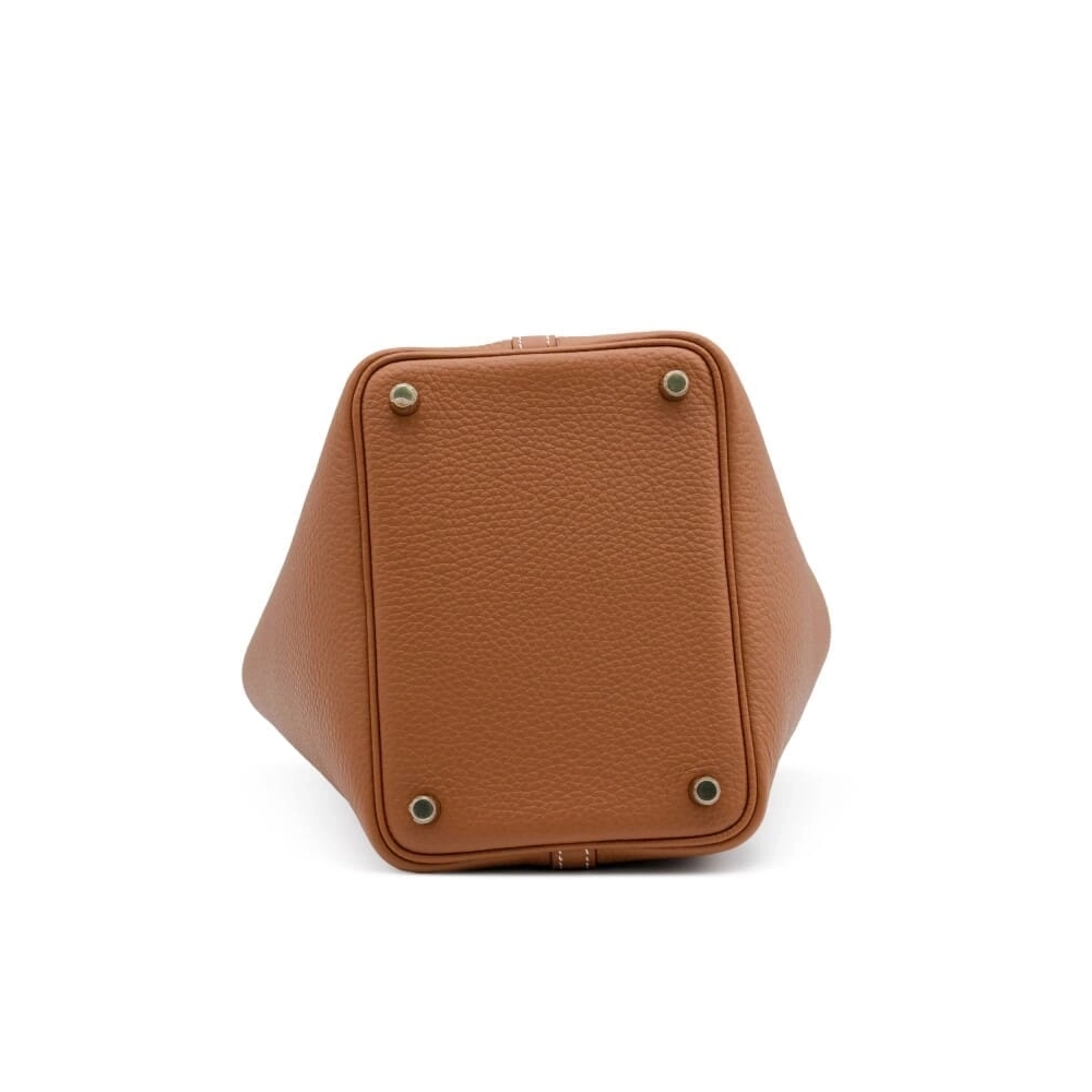 Hermes Gold Clemence Picotin Lock 18 Gold Hardware,Hermes,BAGS