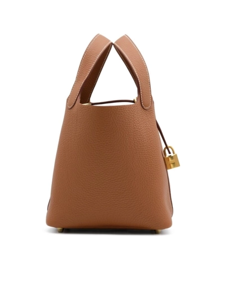 Hermes Gold Clemence Picotin Lock 18 Gold Hardware,Hermes,BAGS