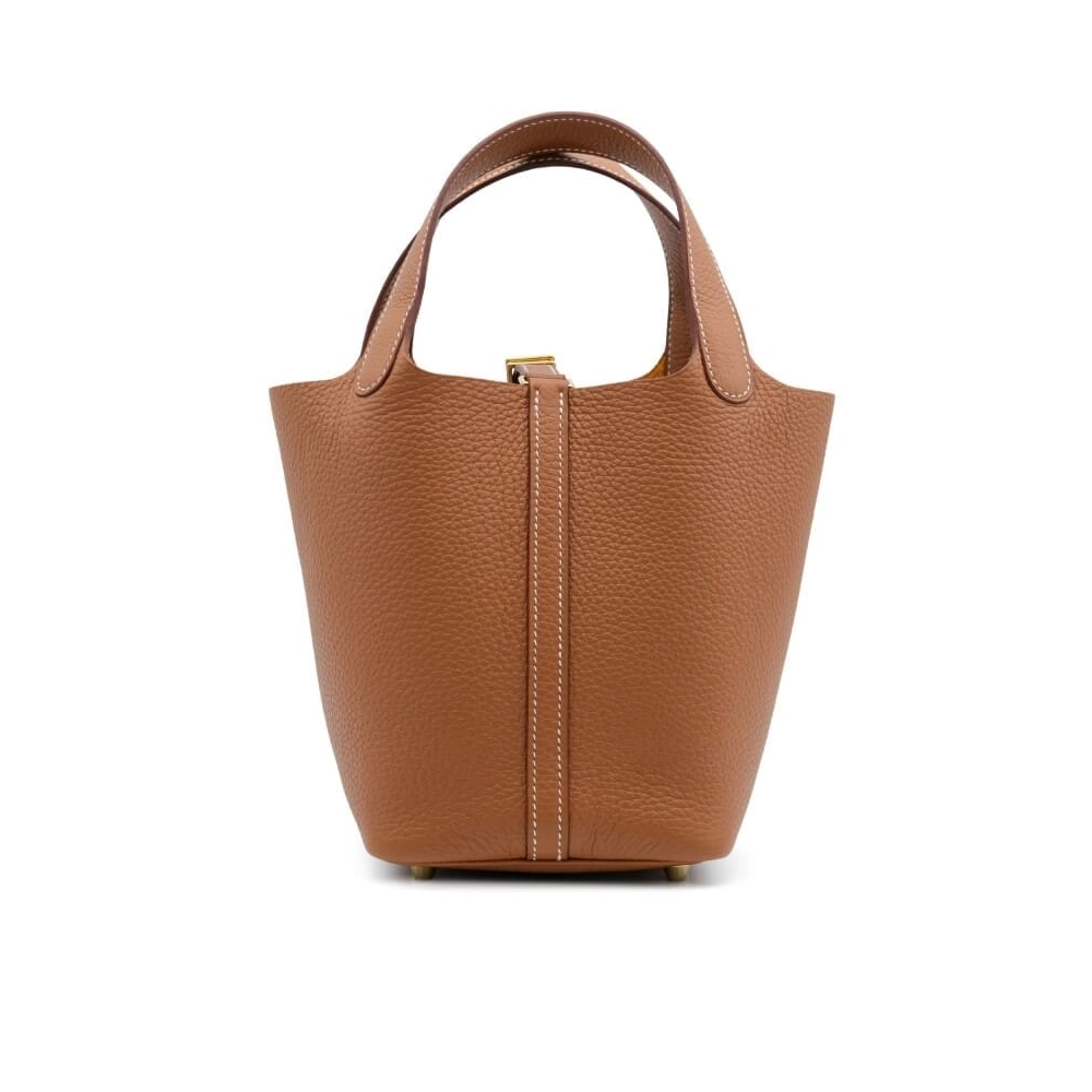 Hermes Gold Clemence Picotin Lock 18 Gold Hardware,Hermes,BAGS